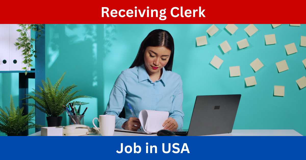 Receiving clerk job in USA